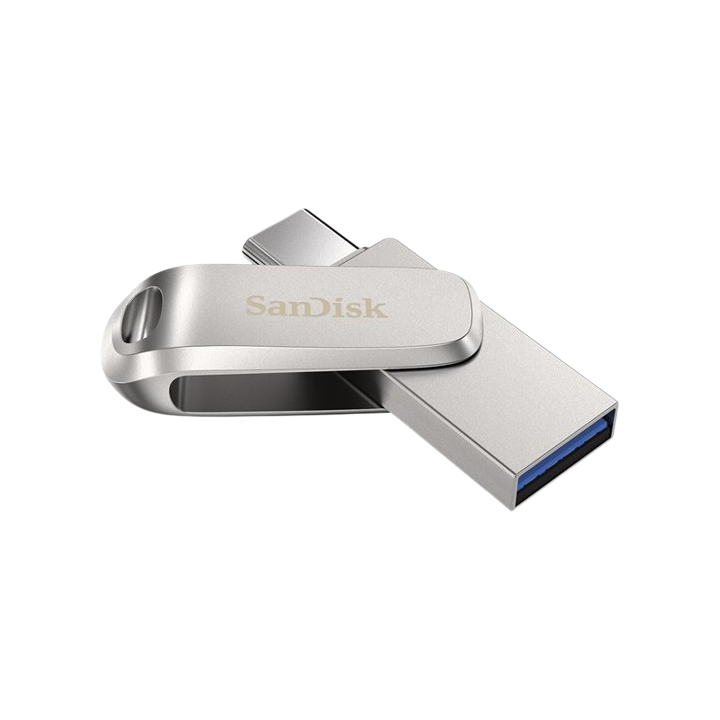 SanDisk Ultra Dual Drive Luxe 128 Go - Clé USB-C + USB-A 3.1