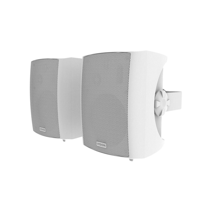 VISION 5.25" Pair White Wall Speakers