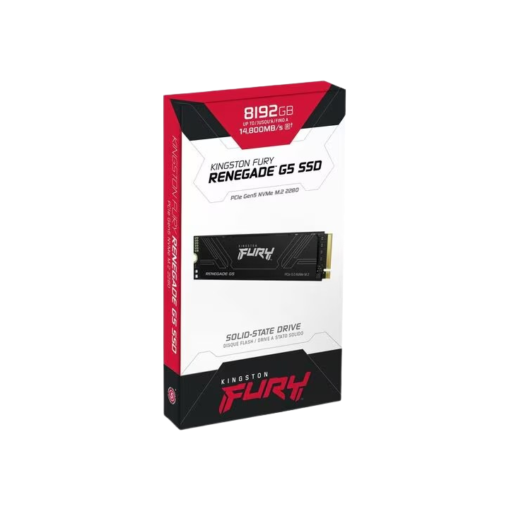 Kingston FURY Renegade G5 8 To - SSD NVMe M.2 PCIe 5.0 - 14 800 Mo/s