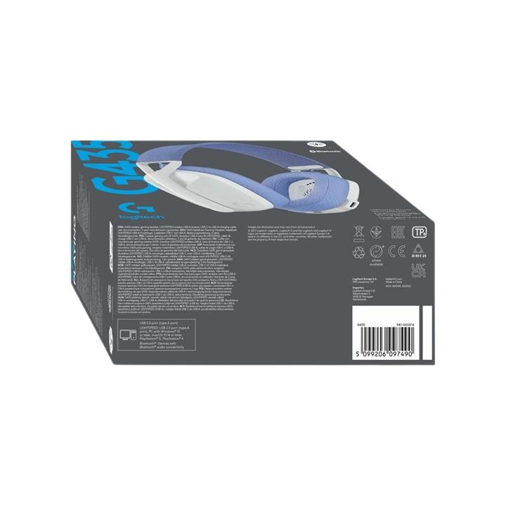 G435 LIGHTSPEED Wless Gaming HeadsetWHIT