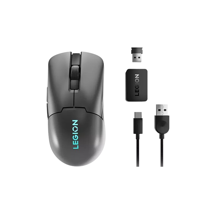 Lenovo Legion M600s Qi RGB - Sans Fil - Grise - Souris Gaming