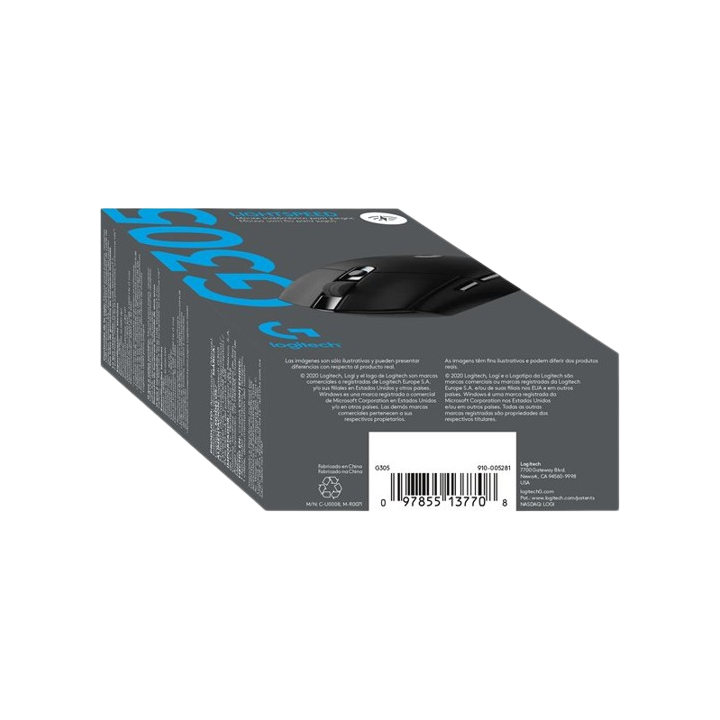 Logitech G305 LIGHTSPEED - Noire - Sans Fil