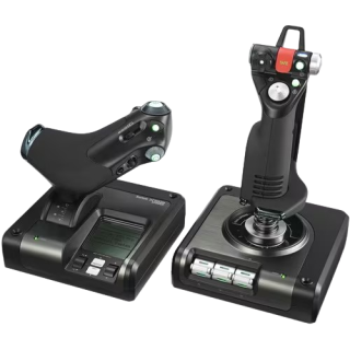 Système de Vol H.O.T.A.S. Saitek X52 Pro Flight Simulator PC