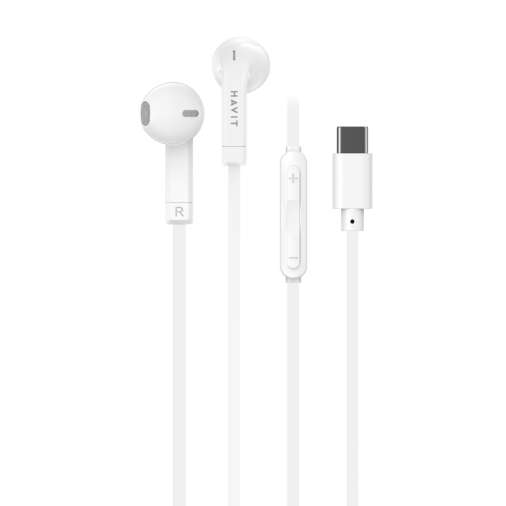 Ecouteurs E336C USB-C - Blanc - Havit