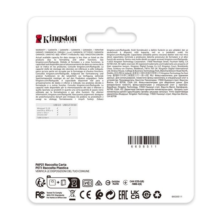 Clef USB DataTraveler SE9 G3 – Or – USB-A 3.2 Gen 1 - Kingston