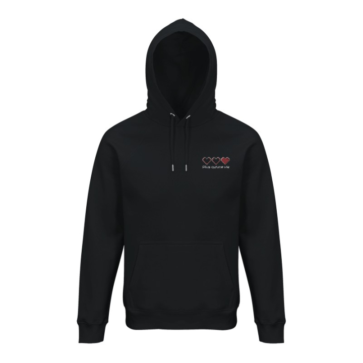 Pull à capuche et poche Coeurs brodé Jeu Vidéo